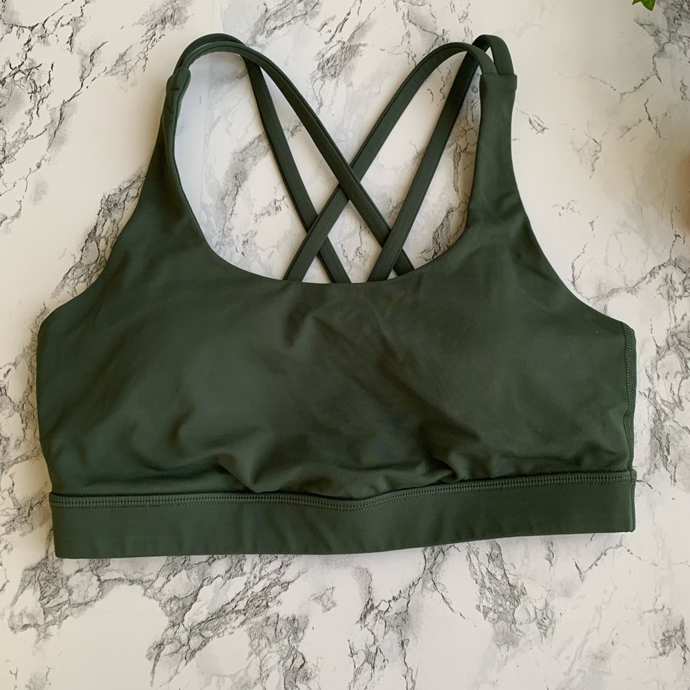 Lululemon Energy Bra Green